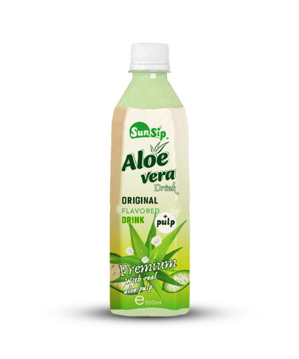 SUNSIP ALOE VERA with Pulp (Original) - 500ml PET bottle