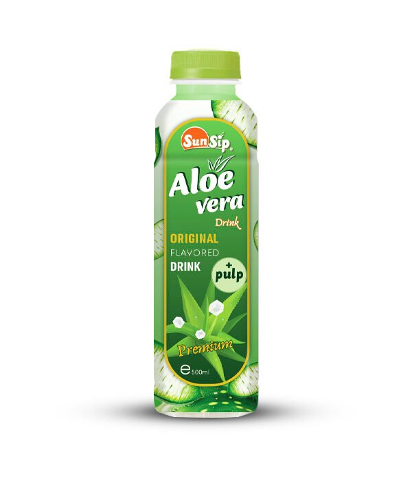 SUNSIP ALOE VERA with Pulp (Original) - 500ml PET bottle