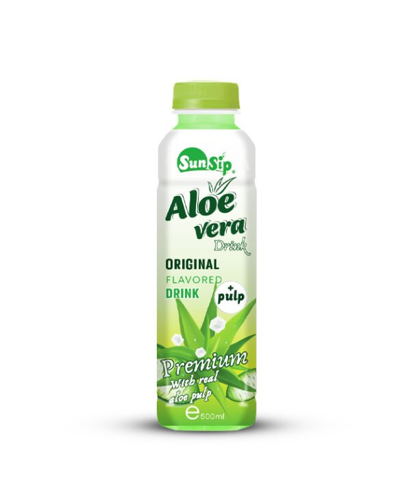 SUNSIP ALOE VERA with Pulp (Original) - 500ml PET bottle
