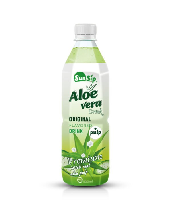SUNSIP ALOE VERA with Pulp (Original) - 500ml PET bottle