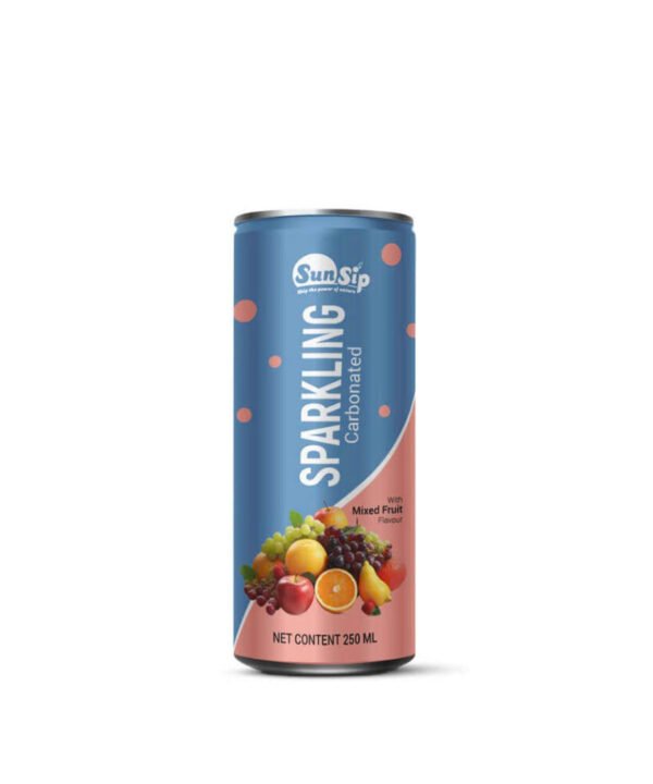 SUNSIP SPARKLING with Mixed Fruit- 250ml slim can