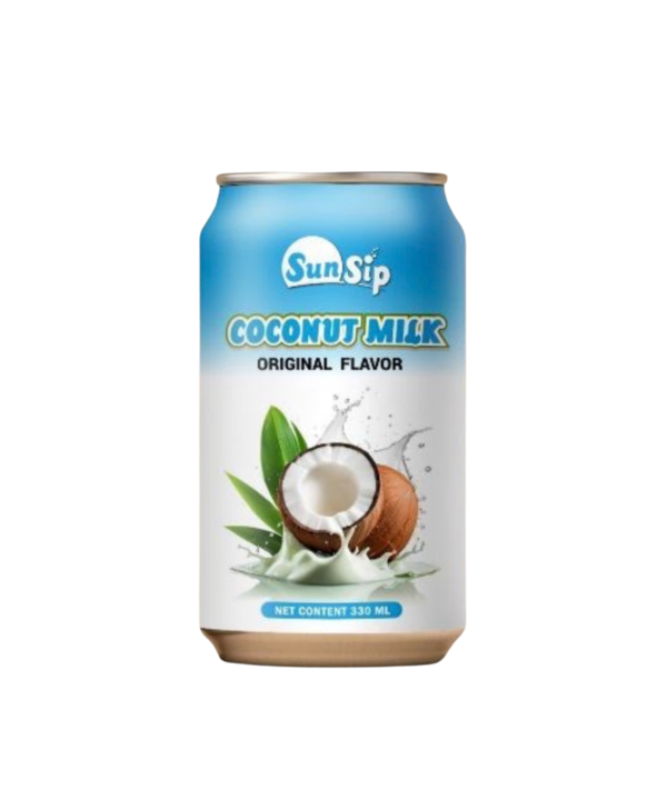 SUNSIP COCONUT MILK (Original) - 330ml short can