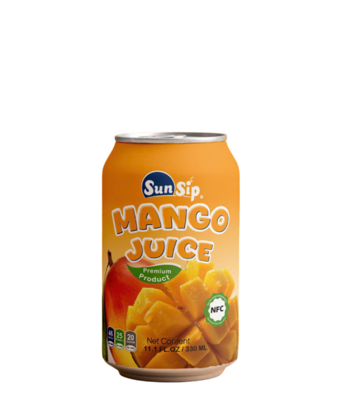 SUNSIP FRUIT JUICE with Mango – 330ml short can