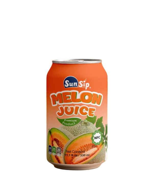 SUNSIP FRUIT JUICE with Melon – 330ml short can