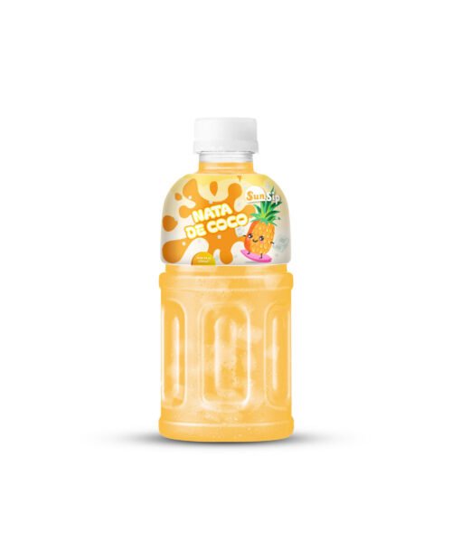 SUNSIP NATA DE COCO with Pineapple- 320ml PET bottle