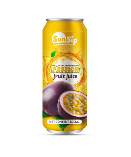 SUNSIP FRUIT JUICE with Passion - 500ml alu can