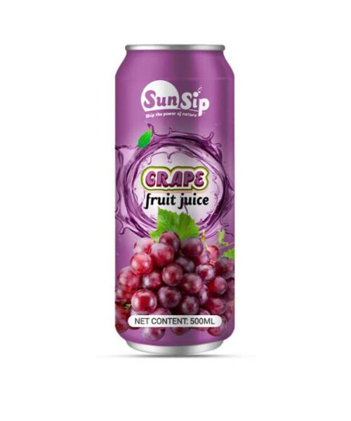 SUNSIP FRUIT JUICE with Grape - 500ml alu can