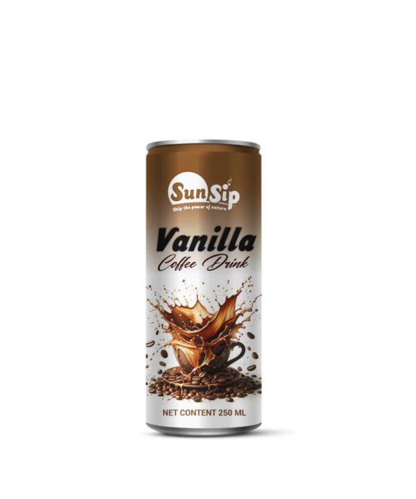 SunSip Coffee (Vanilla Flavor)- 250ml slim can