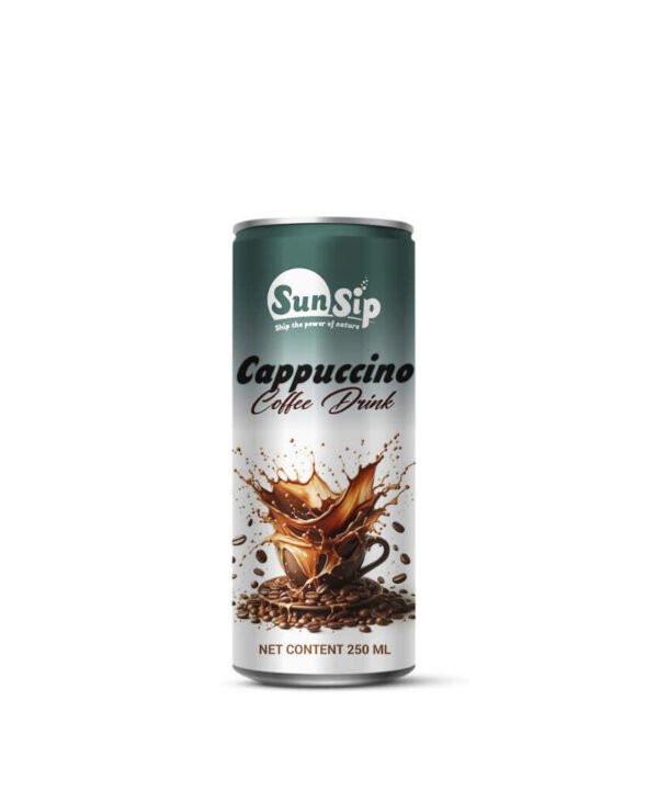 SunSip Coffee (Cappuccino Flavor)- 250ml slim can