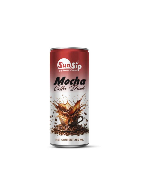 SunSip Coffee (Mocha Flavor)- 250ml slim can