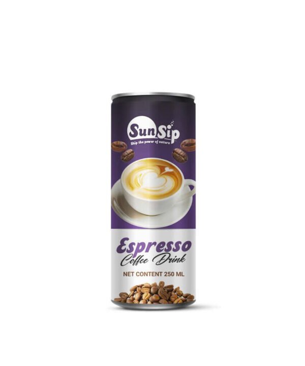 SunSip Coffee (Espresso Flavor)- 250ml slim can