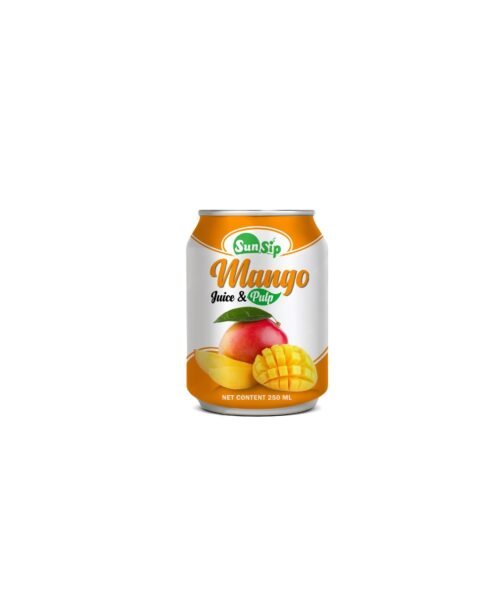 SUNSIP FRUIT JUICE with Mango – 250ml Stubby Can