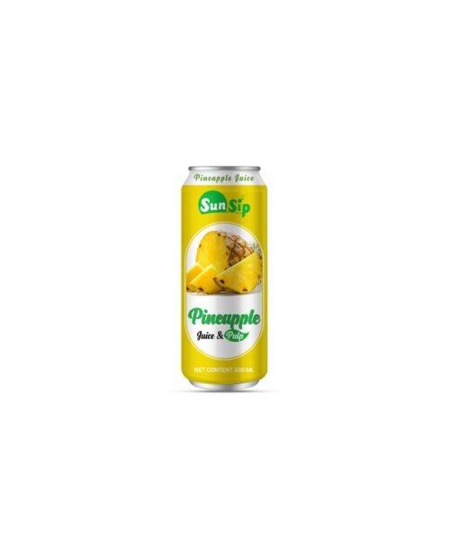 SUNSIP FRUIT JUICE with Pineapple – 500ml can