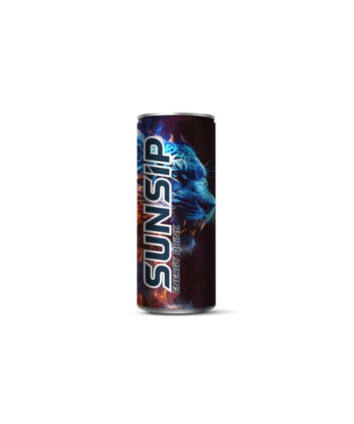 SUNSIP ENERGY DRINKS – 330ml sleek Can