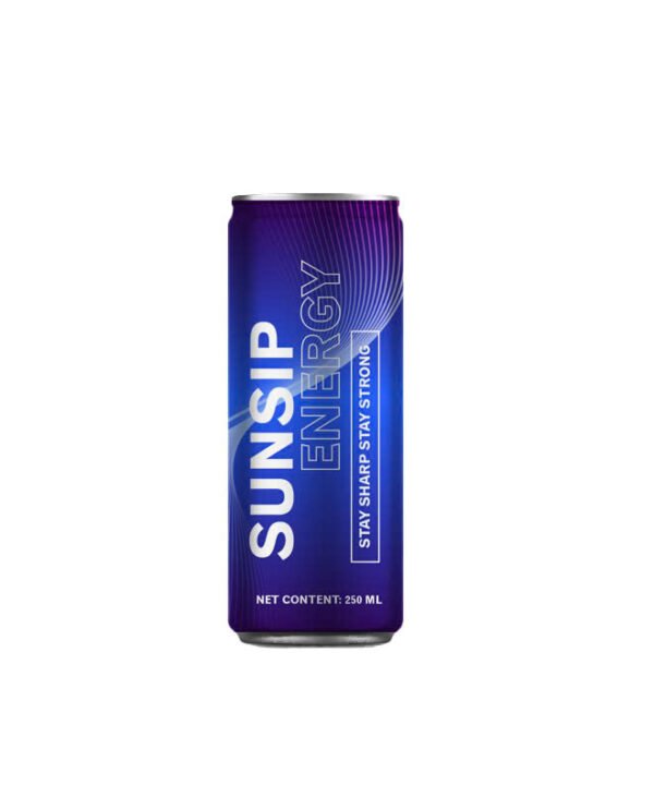 SUNSIP ENERGY DRINKS – 250ml Slim Can