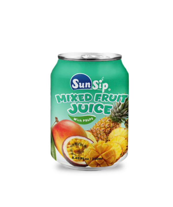 OEM/ SUNSIP COCKTAIL JUICE WITH PULP – 250ml stubby can