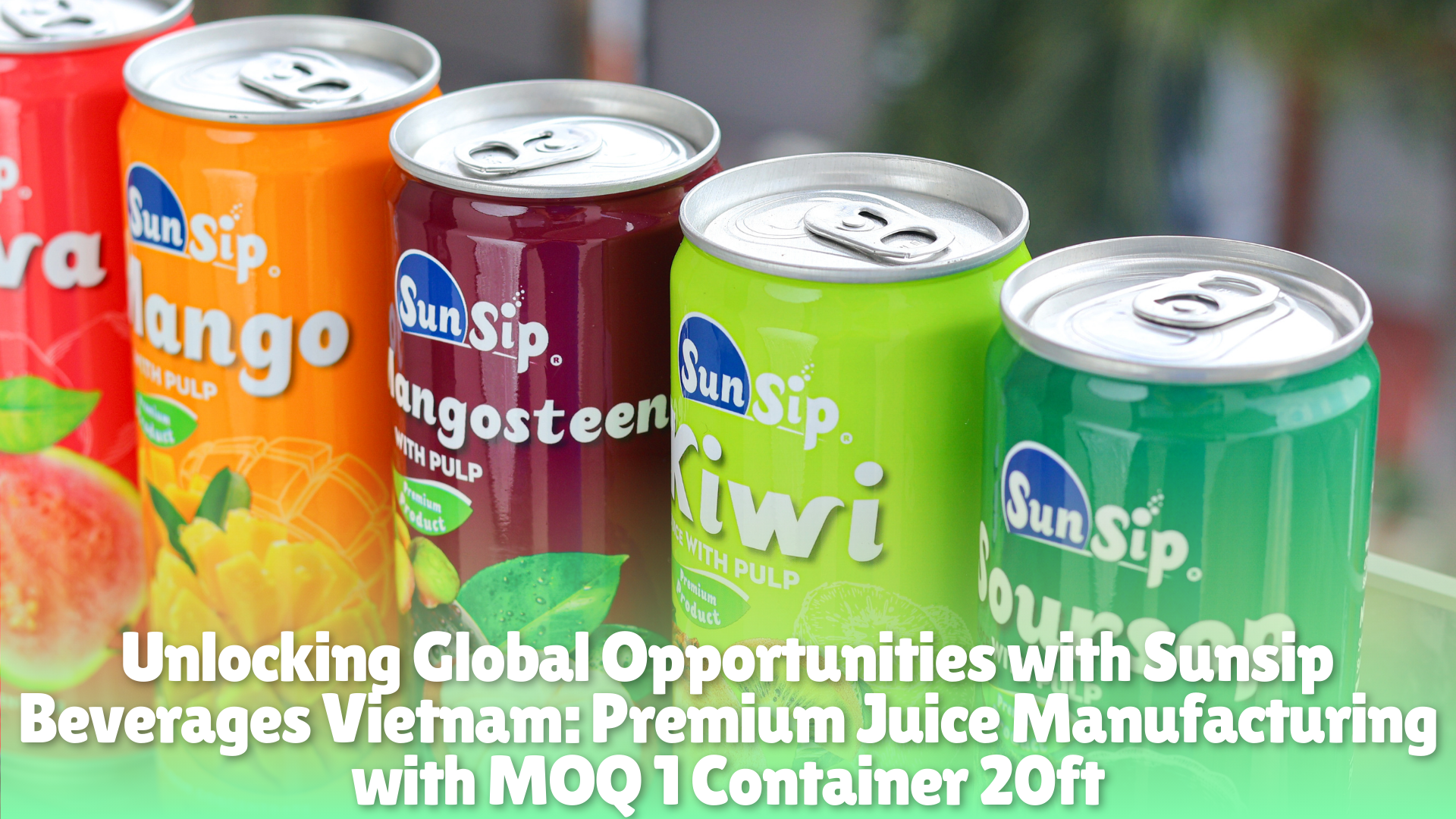 Sunsip Beverages – Unlocking Global Opportunities