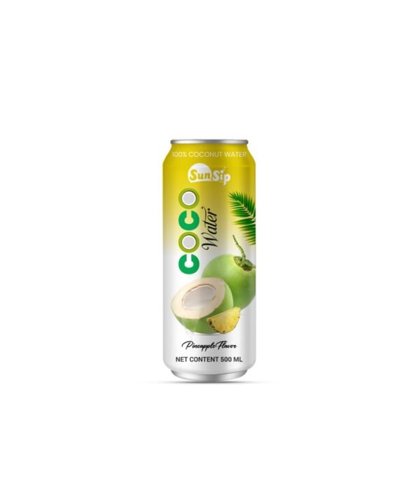 Sunsip Coconut Water With Pineapple  500ml
