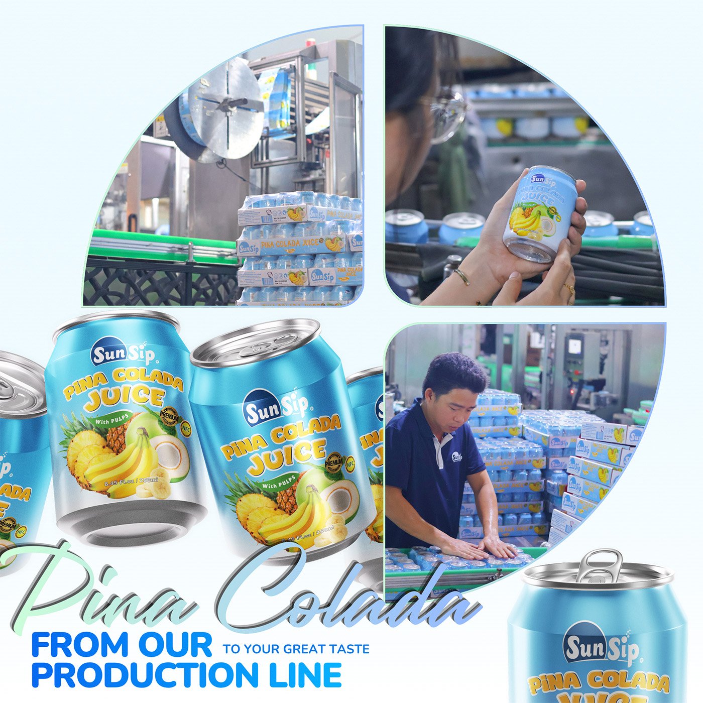 private label juice cans with custom brand label