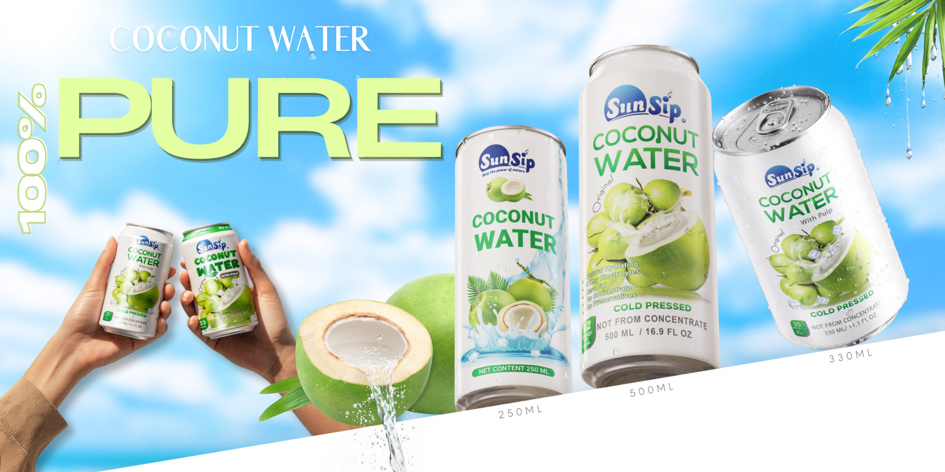 SUNSIP COCONUT WATER_