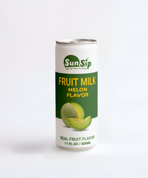 OEM / SUNSIP FRUIT MILK with Melon – 325ml can