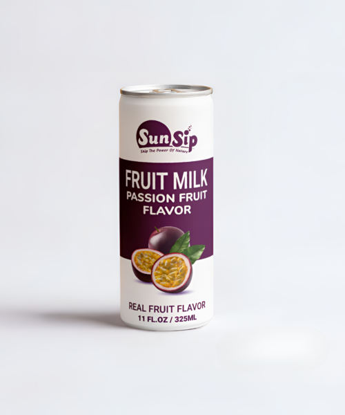 OEM / SUNSIP FRUIT MILK with Passion – 325ml can