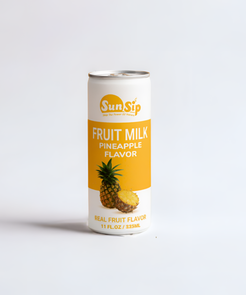 OEM / SUNSIP FRUIT MILK with Pineapple – 325ml can