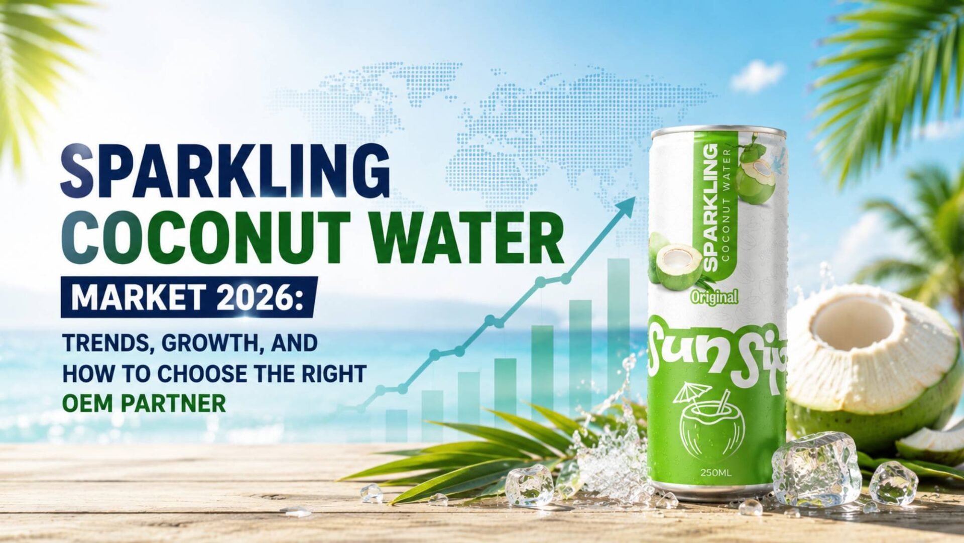 sparkling coconut water