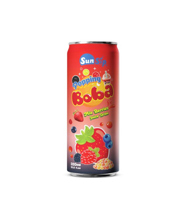 sunsip popping boba mix berries juice