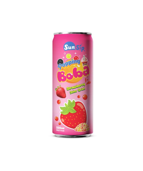 sunsip popping boba strawberry juice