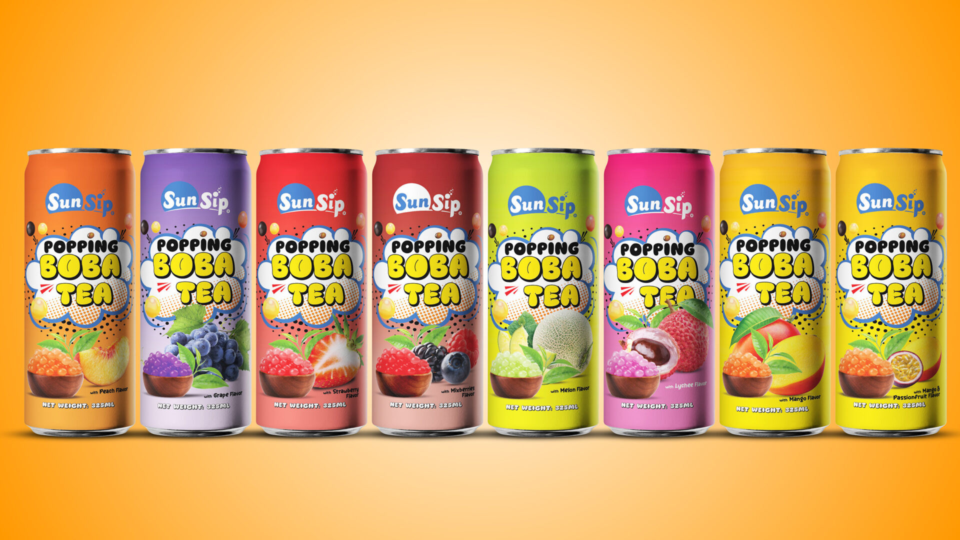 sunsip popping boba tea