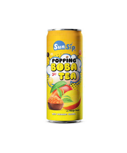 sunsip popping boba tea mango