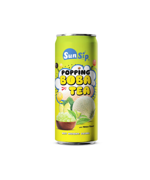 sunsip popping boba tea melon