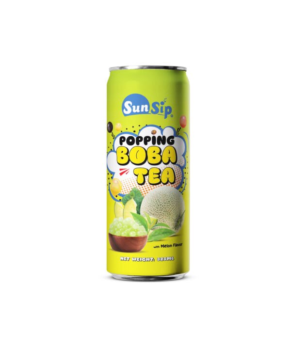 sunsip popping boba tea melon