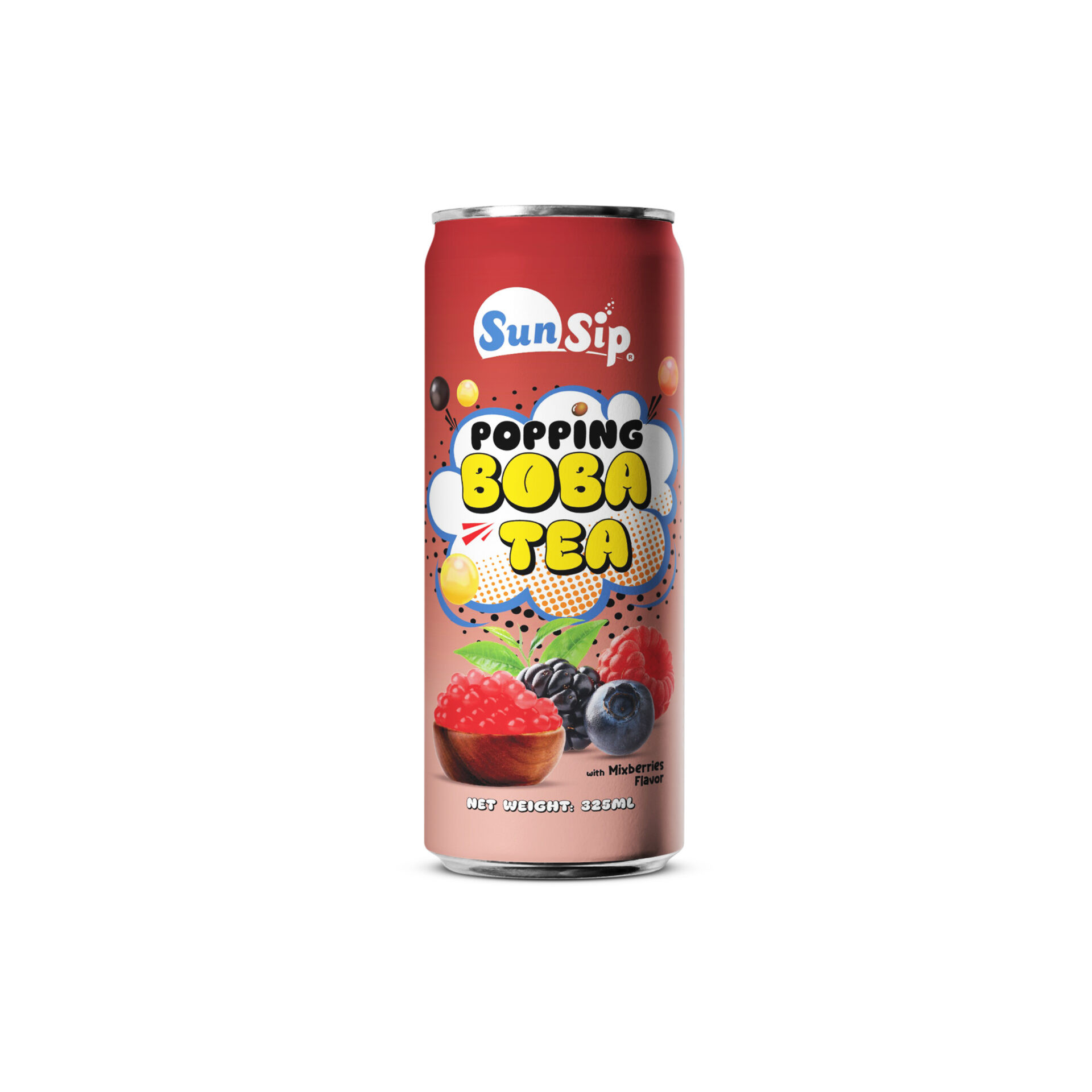 sunsip popping boba tea mixberries