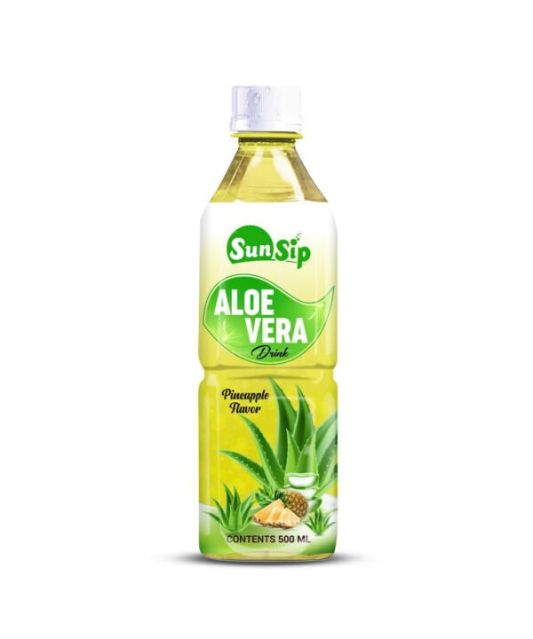 SunSip Aloe Vera Drink Pineapple Flavor Pet Bottle 500ml