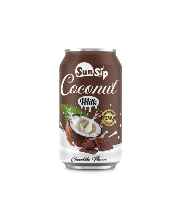 SUNSIP COCONUT MILK with Chocolate – 330ml short can