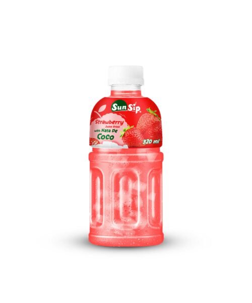 Best Nata De Coco With Pulp Strawberry Flavor