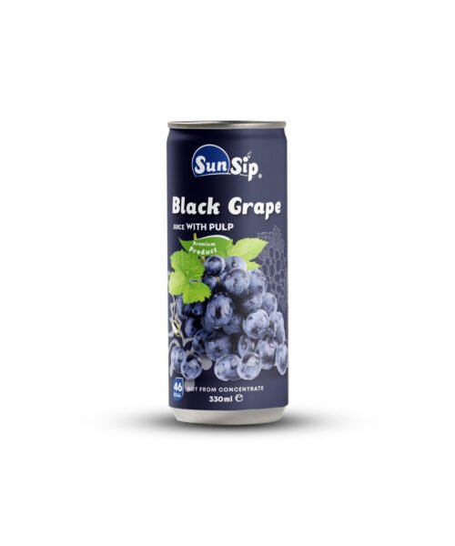 SUNSIP FRUIT JUICE with Grape– 250ml slim can