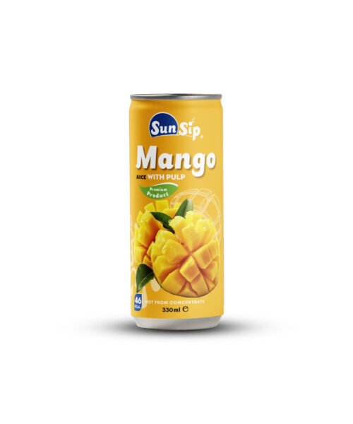 SUNSIP FRUIT JUICE with Mango – 250ml slim can
