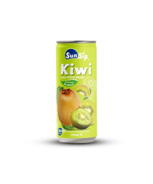 SUNSIP FRUIT JUICE with Kiwi – 250ml slim can