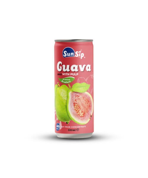 SUNSIP FRUIT JUICE with Guava – 250ml slim can