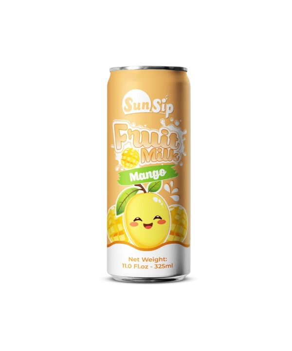 sunsip fruit milk 325ml mango